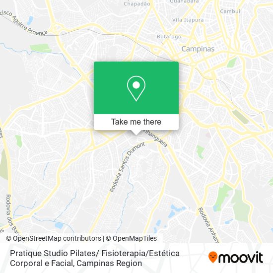 Mapa Pratique Studio Pilates/ Fisioterapia / Estética Corporal e Facial