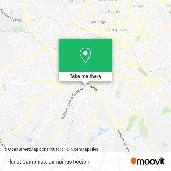 Mapa Planet Campinas