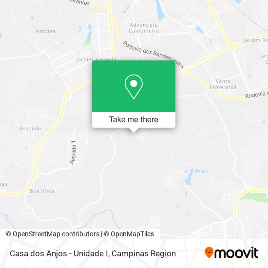 Casa dos Anjos - Unidade I map
