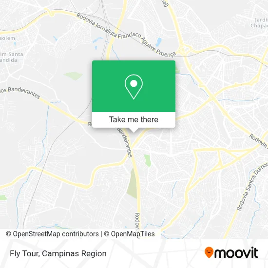 Fly Tour map