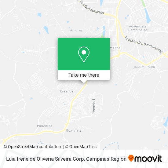 Luia Irene de Oliveria Silveira Corp map
