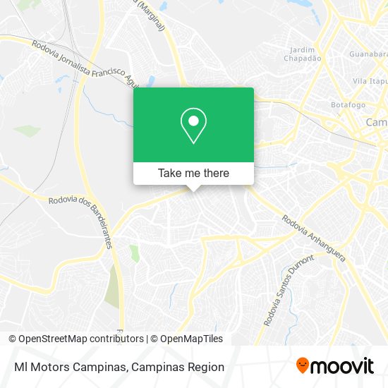 Mapa Ml Motors Campinas