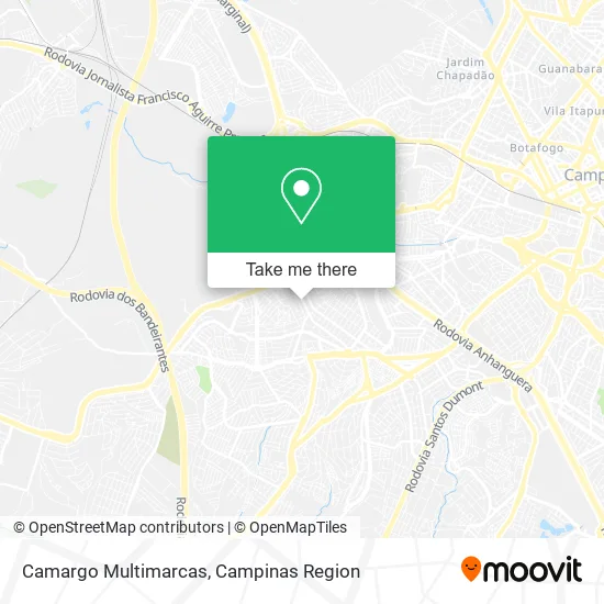 Camargo Multimarcas map