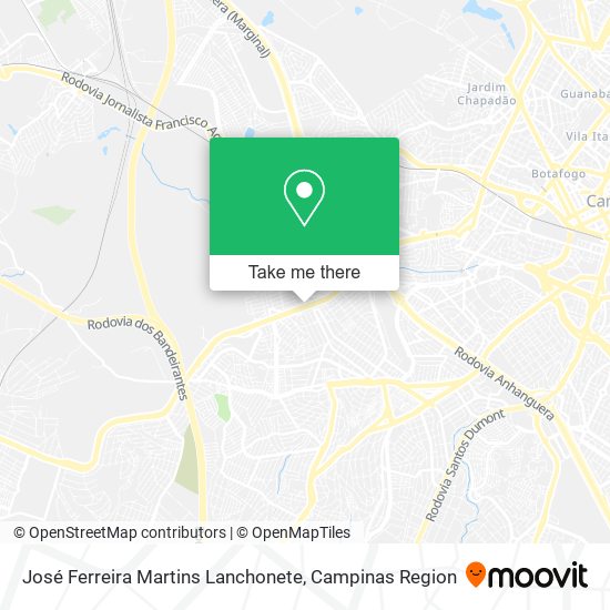 José Ferreira Martins Lanchonete map