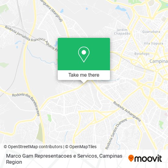 Marco Gam Representacoes e Servicos map