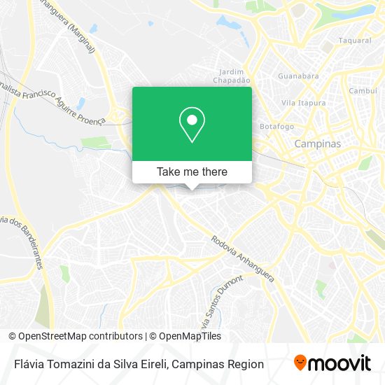 Flávia Tomazini da Silva Eireli map