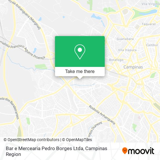 Bar e Mercearia Pedro Borges Ltda map