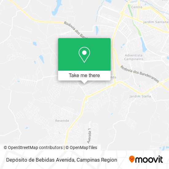 Depósito de Bebidas Avenida map