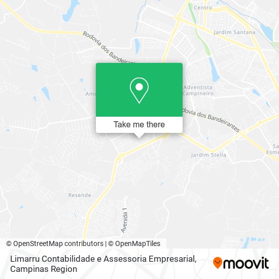 Mapa Limarru Contabilidade e Assessoria Empresarial