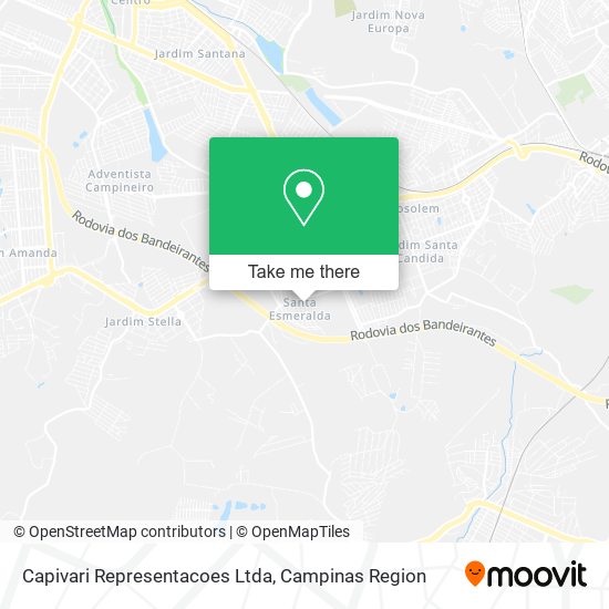 Mapa Capivari Representacoes Ltda