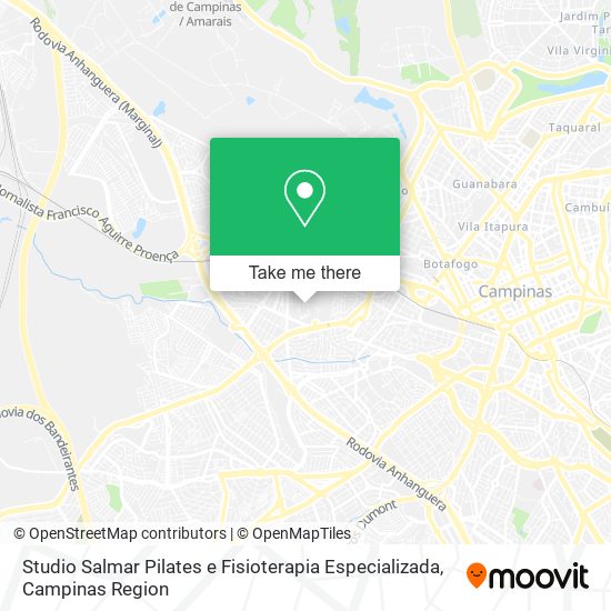 Mapa Studio Salmar Pilates e Fisioterapia Especializada