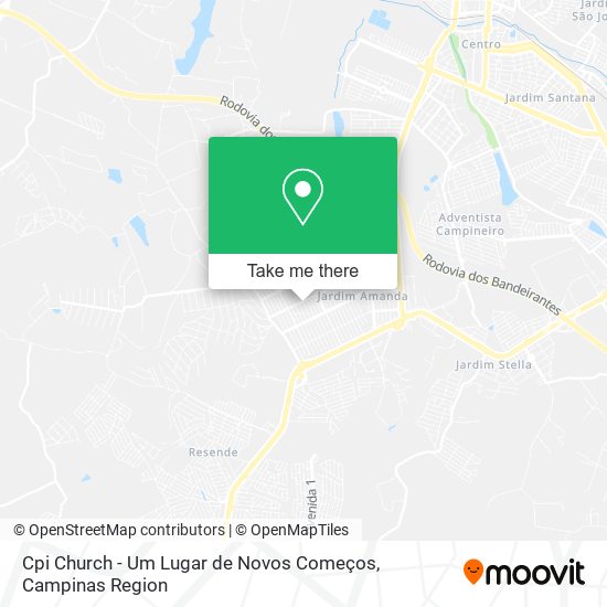 Cpi Church - Um Lugar de Novos Começos map