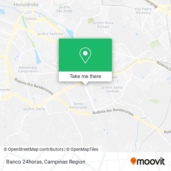 Banco 24horas map