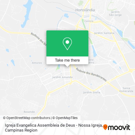 Mapa Igreja Evangelica Assembleia de Deus - Nossa Igreja