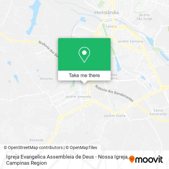 Igreja Evangelica Assembleia de Deus - Nossa Igreja map