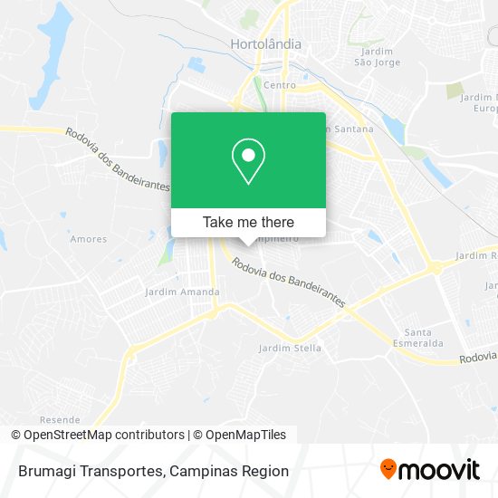 Mapa Brumagi Transportes