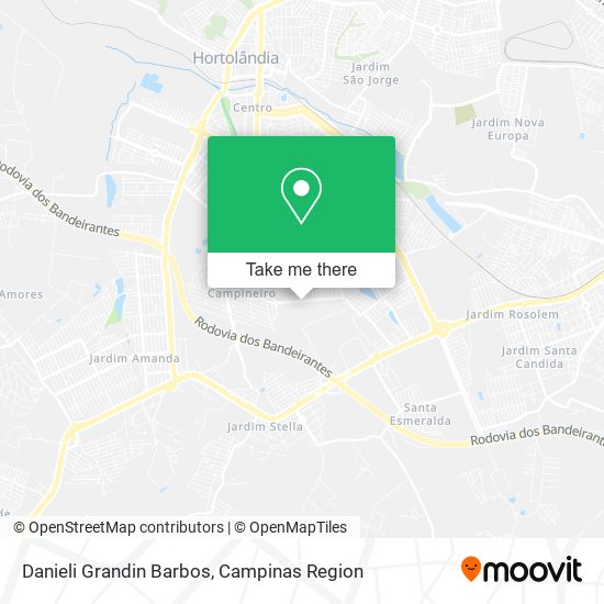 Danieli Grandin Barbos map