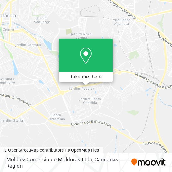 Moldlev Comercio de Molduras Ltda map