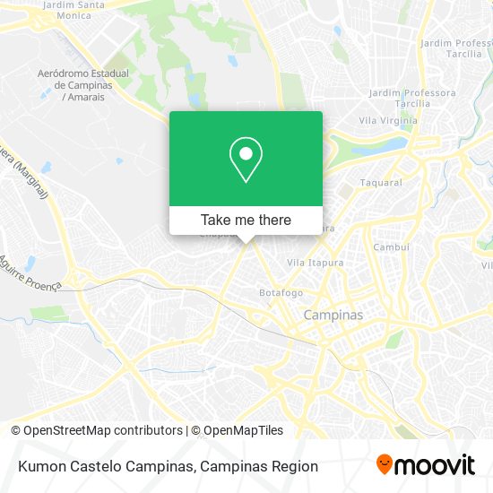 Kumon Castelo Campinas map