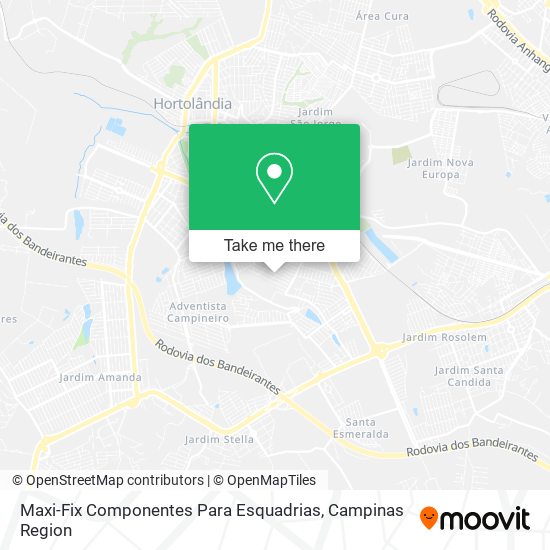 Maxi-Fix Componentes Para Esquadrias map