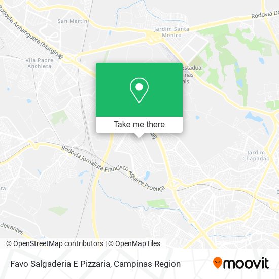 Favo Salgaderia E Pizzaria map