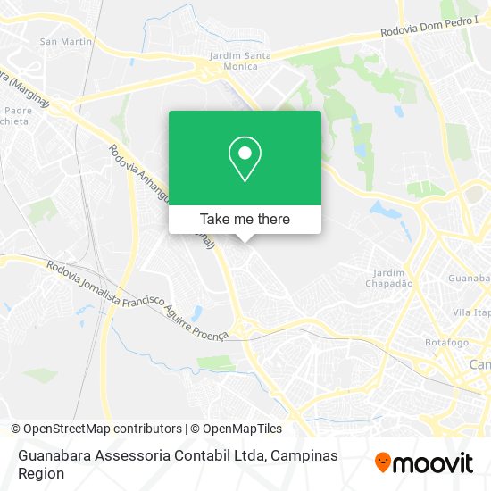 Mapa Guanabara Assessoria Contabil Ltda