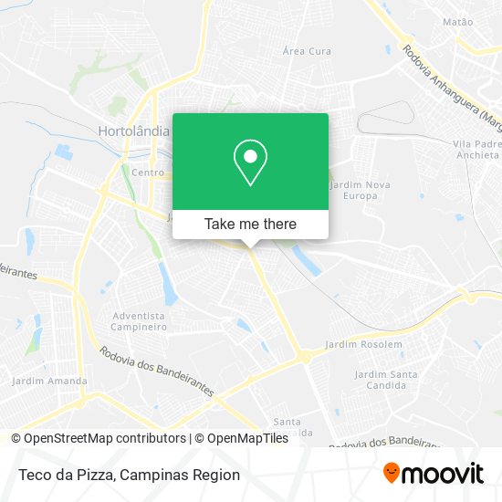 Teco da Pizza map