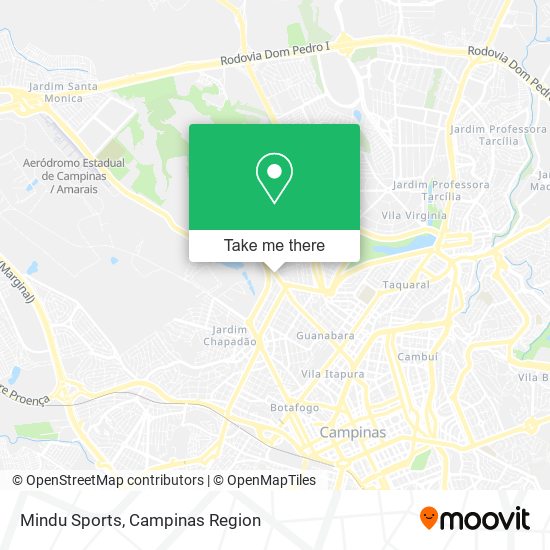 Mindu Sports map