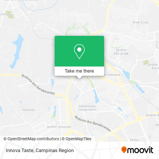 Innova Taste map