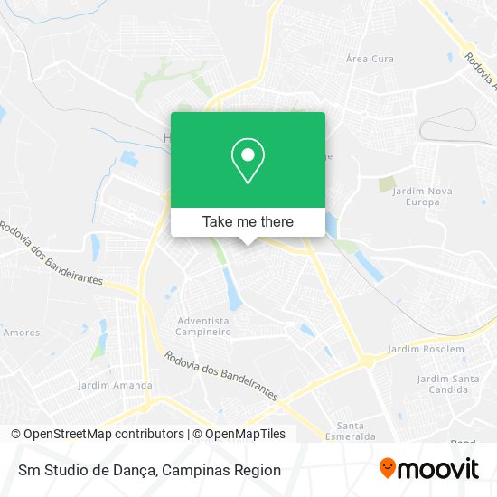 Sm Studio de Dança map
