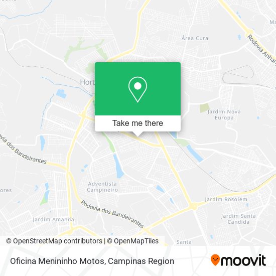 Oficina Menininho Motos map