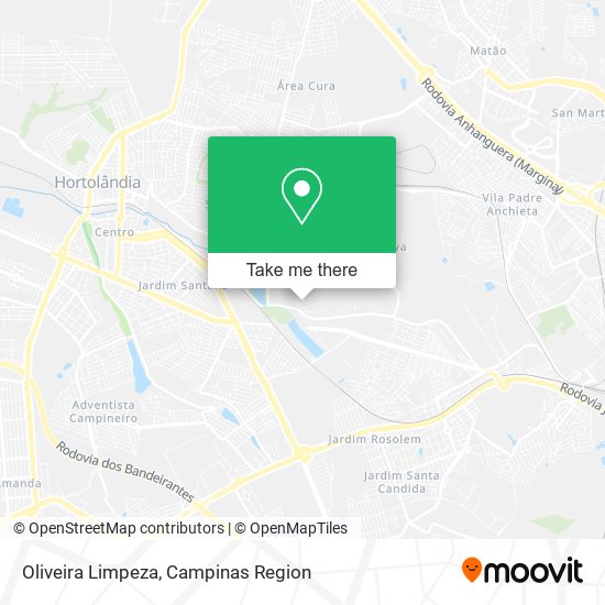 Oliveira Limpeza map