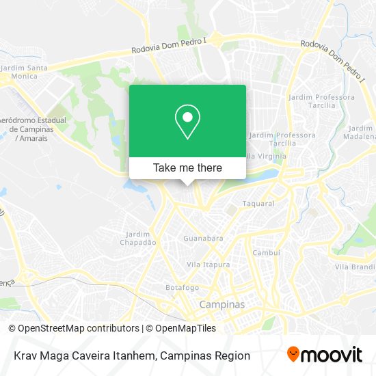 Krav Maga Caveira Itanhem map