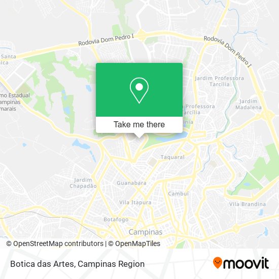 Botica das Artes map