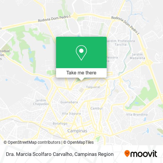 Dra. Marcia Scolfaro Carvalho map