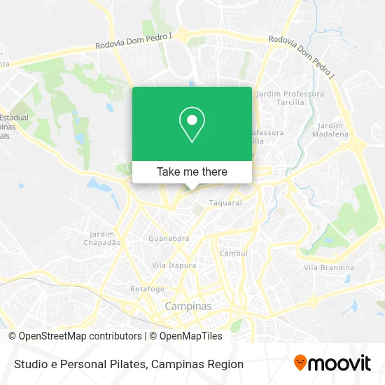 Studio e Personal Pilates map