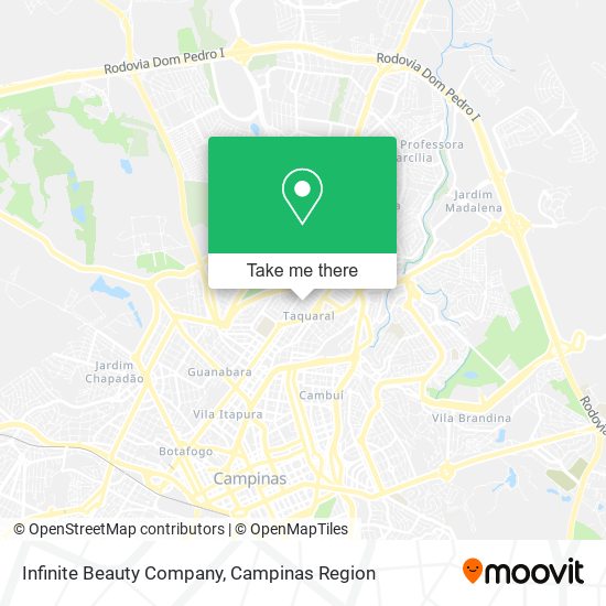 Infinite Beauty Company map