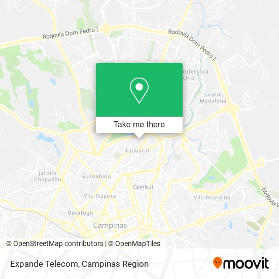 Expande Telecom map