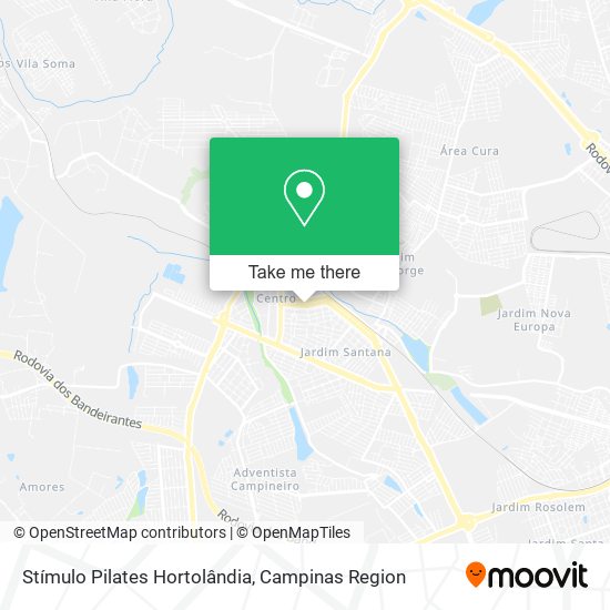 Stímulo Pilates Hortolândia map