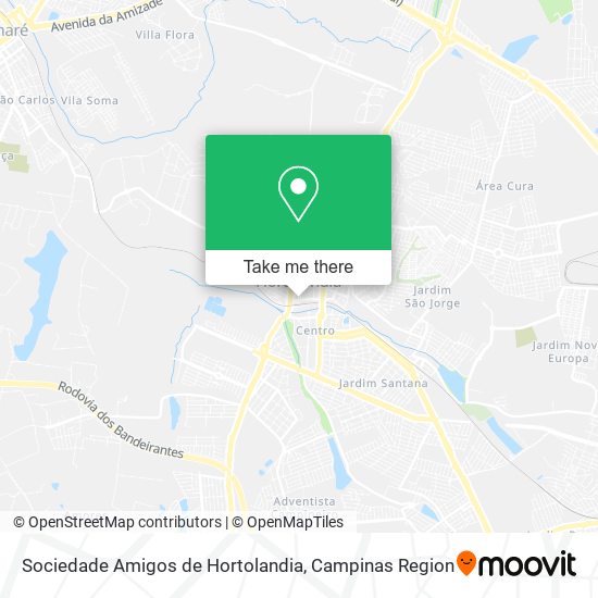 Sociedade Amigos de Hortolandia map