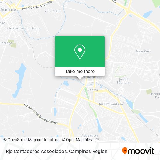 Rjc Contadores Associados map