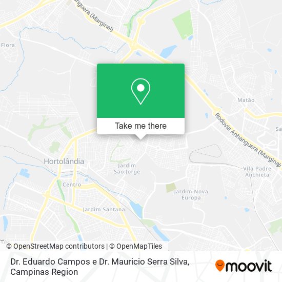 Dr. Eduardo Campos e Dr. Mauricio Serra Silva map