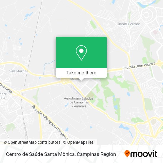 Centro de Saúde Santa Mônica map