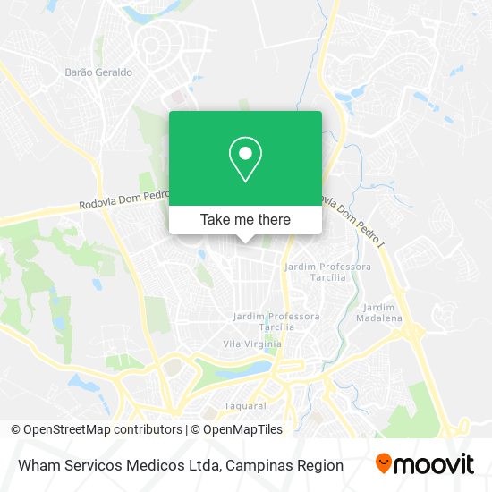 Wham Servicos Medicos Ltda map