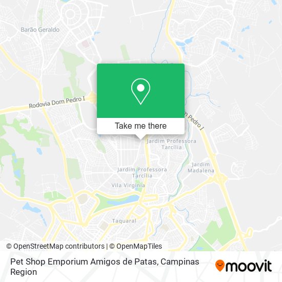 Mapa Pet Shop Emporium Amigos de Patas