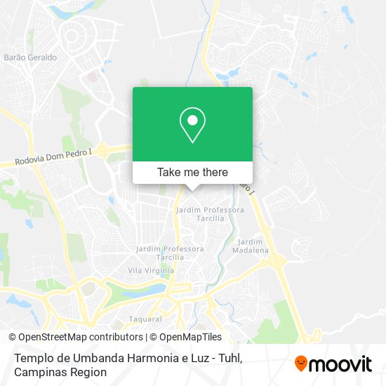 Templo de Umbanda Harmonia e Luz - Tuhl map