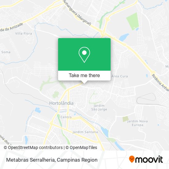 Metabras Serralheria map