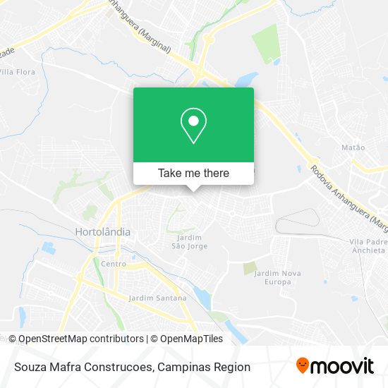 Souza Mafra Construcoes map