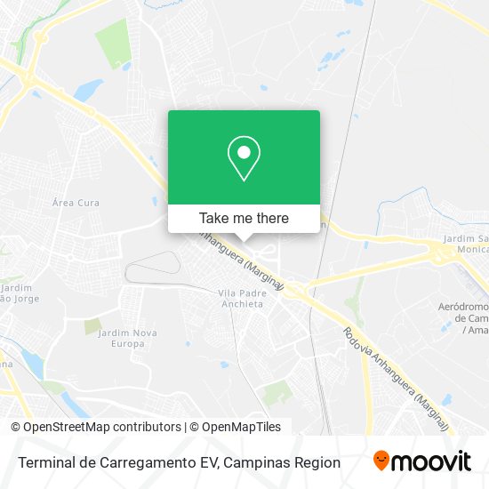 Terminal de Carregamento EV map