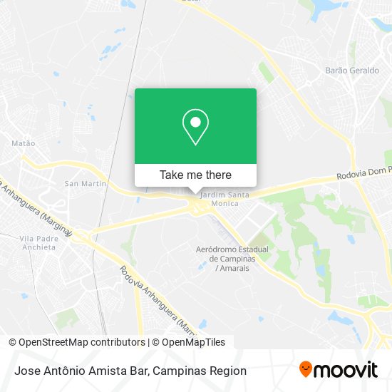 Jose Antônio Amista Bar map